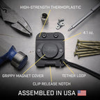 MagMaster | The Original Magnetic Tool Holder - Super Strong - Clip-On Any Belt, Tool Bags or Pocket - Assembled in USA
