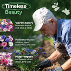 SVI 800 Bachelor Button Seeds for Planting (Centaurea cyanus) – Cornflower, Wildflower Mix Seed Packets – Heirloom Flower Seeds to Plant Outside in Garden, Borders, and Containers