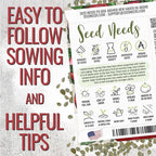 Seed Needs Tomato Seeds for Planting Indeterminate True Beefsteak Tomatoes - Non-GMO Heirloom & Untreated Vegetable Seed to Plant a Home Grown Outdoor Veggie Garden (1 Pack)