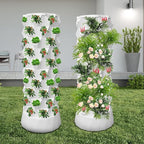 Hydroponic Tower, 14-Layer Hydroponics Growing System Kit with 70 Slots, Vertical Garden System with 20L Water Tank and Pump for Indoor Outdoor Home, Balcony & Patio (80 Slots)