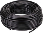Raindrip 052050 1/2-Inch Drip Irrigation Supply Tubing, 500-Foot, for Irrigation Drippers,Drip Emitters, Irrigation Parts, and Drip Systems, Black Polyethylene