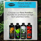 Flora Multi Minerals Aquarium Plant Fertilizer - All in One Aquarium Fertilizer for Fast Growing Healthy Plants - Plant Food for Root and Leaf Development (16.9 Fl Oz)