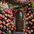 300+ Climbing Rose Seeds for Planting - Rare Mixed Climbing Rose Rosa Bush Vine Non-GMO Heirloom Seeds Climbing Flowers Outdoor Garden
