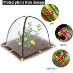 2 PCS Insect Barrier Plant Tent Cover-22 x 22 x 23 Inch Bug Guard Cover with Stakes-Insect Bird Barrier Netting Mesh for Protect Vegetable Plants Fruits Flowers from Birds Animal Eating