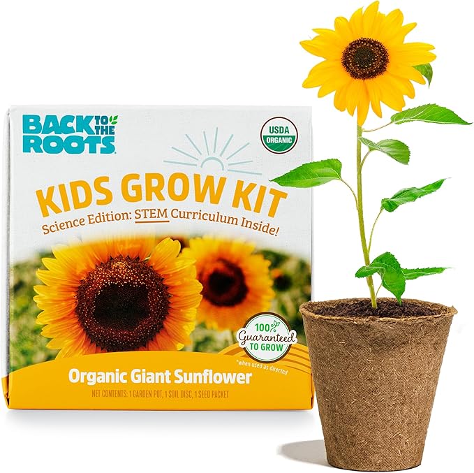 Back to The Roots Organic Sunflower Grow Kit