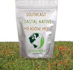 Earthwise Southeast Native Meadowscaping Seed Mix – Pollinator Friendly, Organic, Supports Wildlife, Multi-Season Color, Low Maintenance, Chemical-Free, Pet Safe – Covers Up to 1,000 sq ft, 1/2 lb