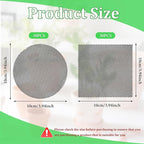 60 Pcs 4 inch Round&Square Flower Pot Hole Mesh Pad Plant Drainage Screens Gasket Bonsai Pot Bottom Grid Mat Mesh for Bottom of Planters Stop Soil from Falling Out
