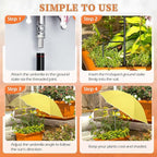 Tryly Plant Umbrellas for Outdoor Plants, Garden Umbrella Shade for Potted Plants and Garden Beds, Provide Shade to ‌Defend Plants From Blazing Sun