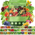 【Seed Vault】 Heirloom Vegetable Seeds Planting Kit - 15,000+ Non-GMO Seeds for Hydroponic, Indoor & Outdoor Gardening | Includes Tomato, Cucumber, Carrot Seeds & Survival Backpack Emergency Gear