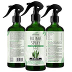 GARDENWISE Professional Foliar Plant Spray with Essential Micronutrients 3-1-2 for Snake Plants, Dracaena trifasciata, Sansevieria - Liquid Fertilizer - Plant Food - Plant Shine - Plant Care (8 OZ)