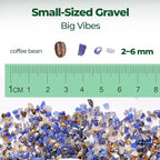 T4U Crystal Chips Tumbled Polished Natural Agate Gravel Stones 1LB - Decorative Pebbles Bulk, Mini Polished Rocks Pieces for Crafts, Vases Filler, Succulent Plants, Aquarium Gravel Rocks