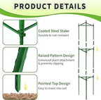 TCBWFY 6-Pack 48-Inch Adjustable Tomato Cages, Heavy-Duty Metal Plant Support Trellis for Garden and Pots, DIY Tomato Stakes, Height Adjustable 16 to 288 Inches