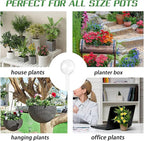 2PCS Watering Globes,Plant Watering Globes Plastic Self-Watering Bulbs Houseplant Plant Pot Bulbs,Self Watering Planter Insert Plant Accessories for Plants Indoor,Outdoor,Flowerpot,Home Garden
