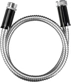 Beaulife Metal Short Garden Hose 5ft Connectors, Drainage Hose for Dehumidifier Small Water Hose Extension High Pressure Bib Reel Extender, Drinking Water Hose for RV Outdoor