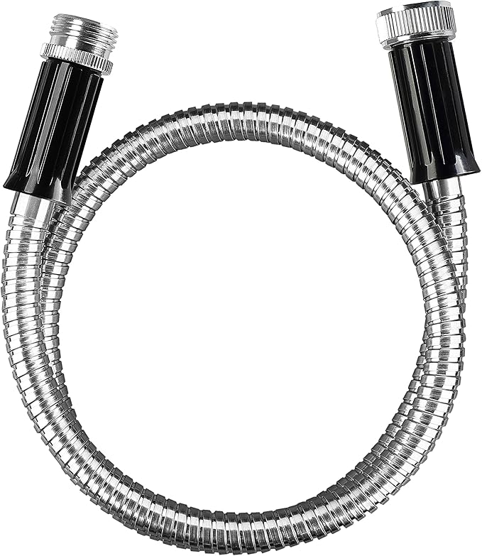 Beaulife Metal Short Garden Hose 3ft Connectors, Drainage Hose for Dehumidifier Small Water Hose Extension High Pressure Bib Reel Extender, Drinking Water Hose for RV Outdoor