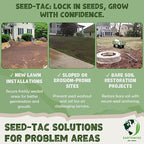 Earthwise Seed-Tac Premium Organic Tackifier – Erosion Control, Plant-Based Binder, Soil Restoration, Non-Toxic, Pet Safe – Covers Up to 500 sq ft, 1 lb