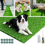 Artificial Turf Grass Outdoor: Grass Pad for Dogs Indoor Potty Training, Replacement Turf Rug for Patio Balcony Apartment Landscape Decoration, Easy to Clean with Drainage Holes(3.0x5.0ft)