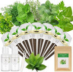 Gourmet Herb Seed Pod Kit for AeroGarden, idoo, Ahopegarden, MUFGA Hydroponics Garden with Basil, Parsley, Thyme, Mint, Cilantro, Dill, Oregano - Compatible with All Hydroponics (7-Pod)