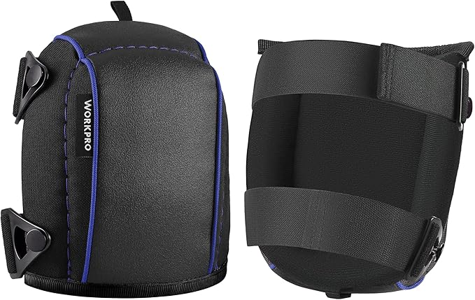 WORKPRO Garden Knee Pads For Unisex-Adult, Flooring Kneepads with Foam Padding, Comfortable Kneeling Cushion for Gardening, House Cleaning, Construction Work