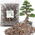 Avalution Bonsai Soil 9QT,Organic Bonsai Soil Mix Perlite,Lava Rock,Pine Bark,Clay Pebbles for Indoor Plants,Premium Fast Draining Pre Mixed Potting Soil for Bonsai Trees Repotting