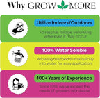 Grow More Lucky Bamboo Fertilizer (2-2-2) - 8oz of USA-Made & Concentrated Liquid Plant Food that Makes 48 Gallons - Outdoor & Indoor Bamboo Plant Food for Fast Growth