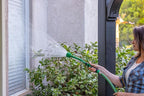 Rain Bird TCNZLWAND16 16" Watering Wand Garden Hose Nozzle, Thumb Control, Carbon Fiber Texture, Shower Spray Pattern
