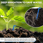 Solar Automatic Drip Irrigation System Houseplant Auto Self Watering Device Waterer for 15 Potted Plants Outdoor Indoor Garden Balcony Vacation While Away