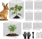 30PCS Plant Protection from Animals,12x12 Inch Metal Wire Plant Protectors,Plant Cages to Keep Animals Out, Sturdy Bunny Barricades Chicken Wire Cloche Plant Protectors for Shrubs Flowers Vegetables