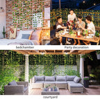 Fake Vines for Room Decor(12 Pack 84 FT),with CE Certified 80 LED String Lights,Artificial Plant Ivy for Aesthetic Home Bedroom Wall Wedding Party Office Patio Indoor, Outdoor Garden Décor