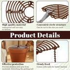 Xthrotsenk 2 PCS Plant Pot Cover Plant Cover for Cats 7.5/11.8 Inch Indoor Plants Pot Grid from Animals Flower Covers Soil for Keep Dog and Cat Out