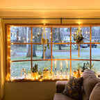 JMEXSUSS 400 LED Christmas Lights Indoor Outdoor, 132 ft Warm White String Lights Plug in with Remote, 8 Modes Twinkle Christmas Tree Lights for Bedroom Outside Patio Home Party Xmas Holiday Decor