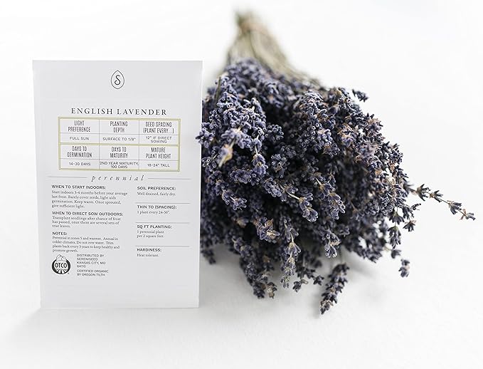 Sereniseed Certified Organic Herb Seeds (20-Pack) – Non GMO, Heirloom – Seed Starting Video