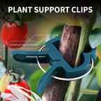 Plant Clips 40 Piece Green Gentle Gardening Plant & Flower Lever Loop Gripper Clips, Tool for Supporting or Straightening Plant Stems, Stalks, and Vines, Garden Clips, by RamPro
