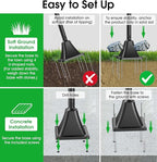 68" Solar Lamp Post Lights Outdoor,2-Pack 6000K Dusk to Dawn Solar Light Posts,Waterproof Outdoor Lights for Garden, Patio, Lawn, Pathway, Driveway, Front Porch Decor(Cool White)