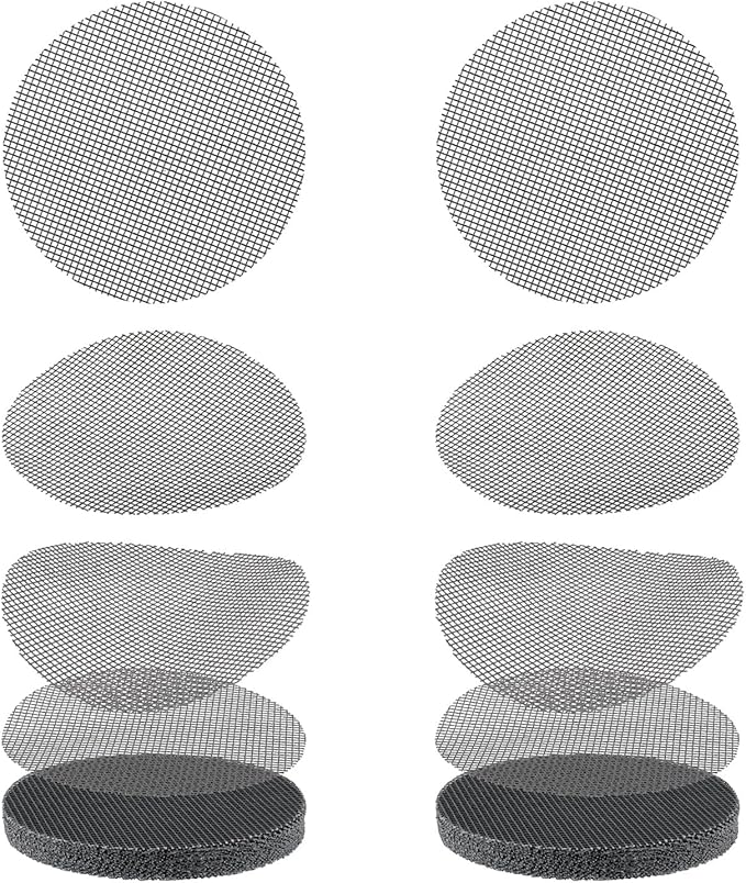 Bonsai Mesh for Plant Pot Drainage Screen 3 Inch, 50 Pcs Plastic Round Flower Pot Hole Mesh Screen Cover Pad, Planter Bottom Drainage Inserts Grid Mat for Potted Succulent