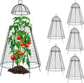 Life Finds Chicken Wire Garden Cloche Set, Protective Plant Cover for Flowers and Produce with Removable Top, Protection from Animals, Pack of 6, LF-GC6P