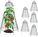Life Finds Chicken Wire Garden Cloche Set, Protective Plant Cover for Flowers and Produce with Removable Top, Protection from Animals, Pack of 6, LF-GC6P