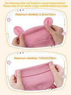 Geyoga 12 Pieces Newborn Hat Mittens Gloves Set Baby Boys Girls Cotton Baby Beanie for 0-12 Months