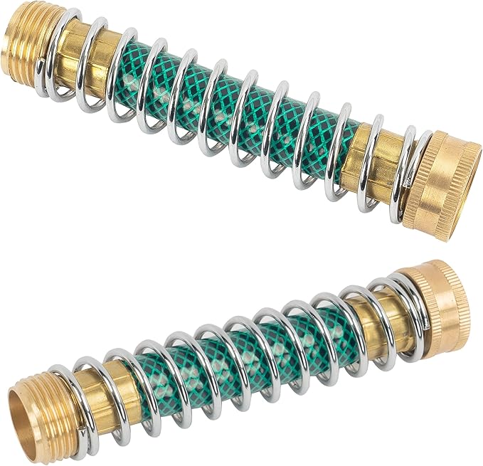 Hourleey Garden Hose Protector, Hose Extension Adapter with Coil Spring (4 PCS)