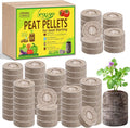 Legigo 100 Pcs 40mm Seed Starter Peat Pellets Pods for Seedlings- Compressed Seed Starting Pellets Seed Starter Pods Plugs Soil Peat Pods for Starting Seeds, Garden Planting Herb Flower Vegetables