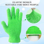 Evridwear Microfiber Plant Dusting Gloves Reusable Leaf Cleaning Glove for Houseplants,Blinds,Furniture and Small Objects