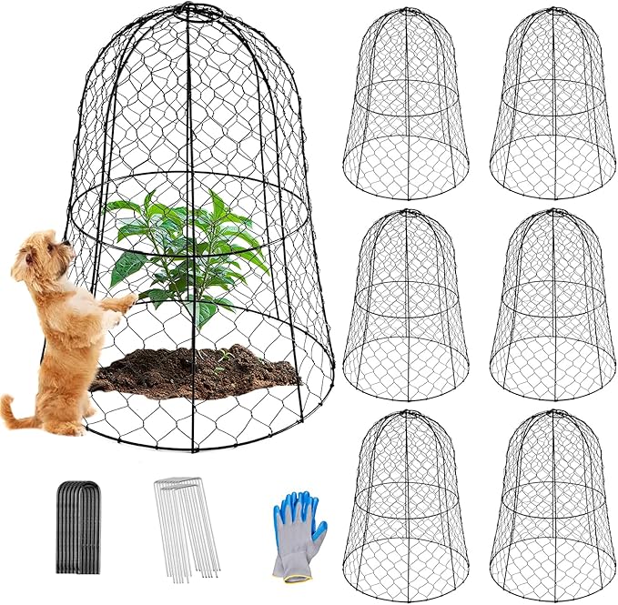 Metal Plant Covers 12pcs,30 Pcs Plant Protectors from Animals