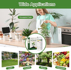 2-in-1 pH & Nitrogen Soil Test Kit, Home Soil Testing Kit Separately Sealed in Foils, Soil pH Nitrogen Test Strips for Garden Lawn Grass Flower Vegetable Nutrient, Quick & Easy-to-Use
