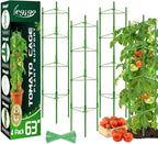 Legigo 4-Pack Tomato Cage for Garden Plant Support- Up to 63inch Garden Stakes Tomato Cage, Tomato Trellis for Potted Plants, Tomato Cages Plant Stakes for Climbing Vegetables Plants Flowers