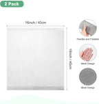 M METERXITY 2-Pack 5 Gallon Plant Root Protector 16x18 Inch, Stainless Stainless Root Guard Baskets Wire Mesh Garden Protection Netting for Tree/Tubers/Crops/Flower/Vegetables/Fruit