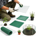 16ftx11.8In Plant Protectors from Animals,Plant Cages for Outdoor Plants,Wire Plant Protector Cage,Wire Plant Protector,Chicken Wire Cloche with Ground Stakes & Nylon Ties Protect Plants from Animals