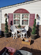 ALL SEASON GREEN 48'' Artificial Topiary Tree Spiral Boxwood in Plastic Pot Indoor or Outdoor Use (1pc Lush)