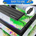 AQUANEAT LED Aquarium Light Full Spectrum for 8 Inch to 10 Inch Fish Tank Light Fresh Water
