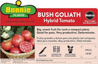 Bonnie Plants Bush Goliath Tomato, Live Plant, 19.3 oz., 4-Pack