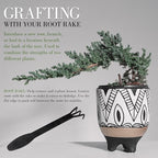 BambooMN Bonsai 2pc Set - 9" Root Pick and 9" Root Rake - 30 Sets